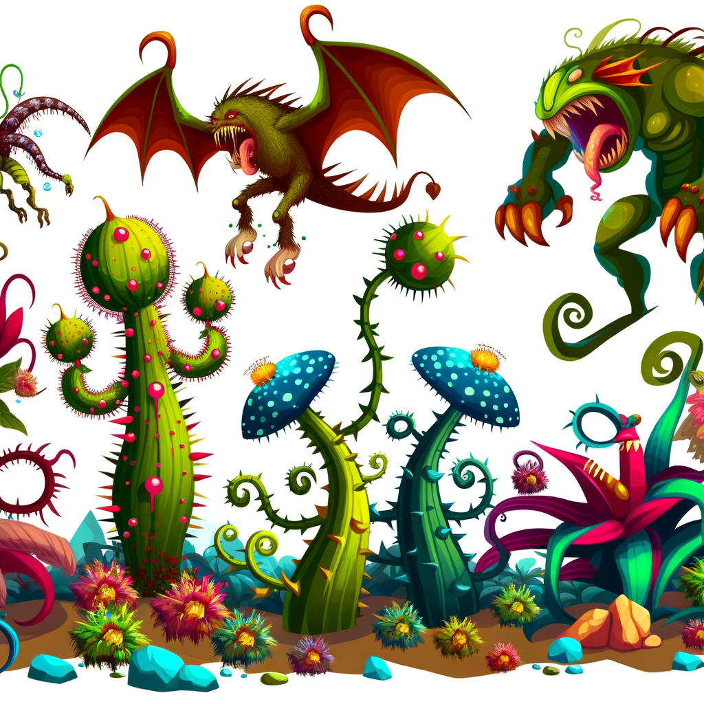 Plants Vs Monsters A Garden